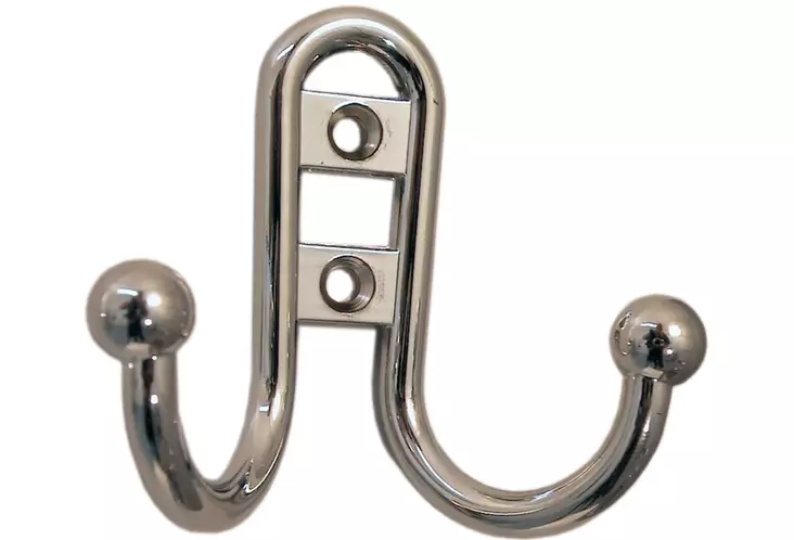 Pisla vaatekoukku 68mm kromi Arona - Vaatekoukut - 0002030 - 1