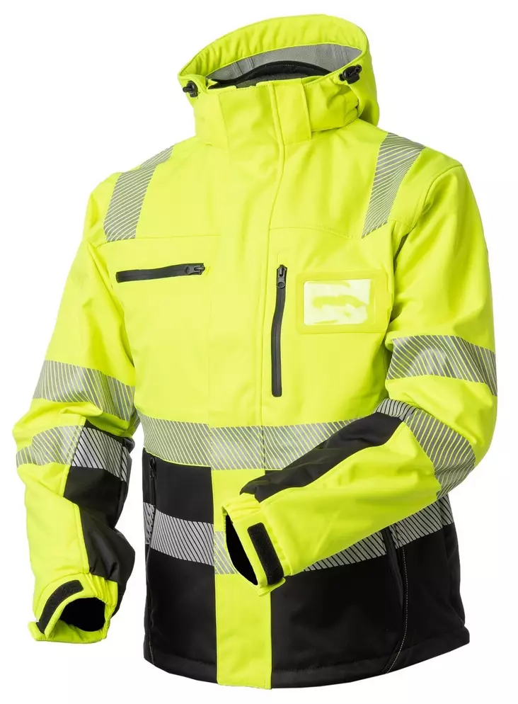 Priha Huomiovärinen vedenpitävä talvitakki keltainen Lk.2, 48 - Työtakit ja paidat - 0014770 - 1