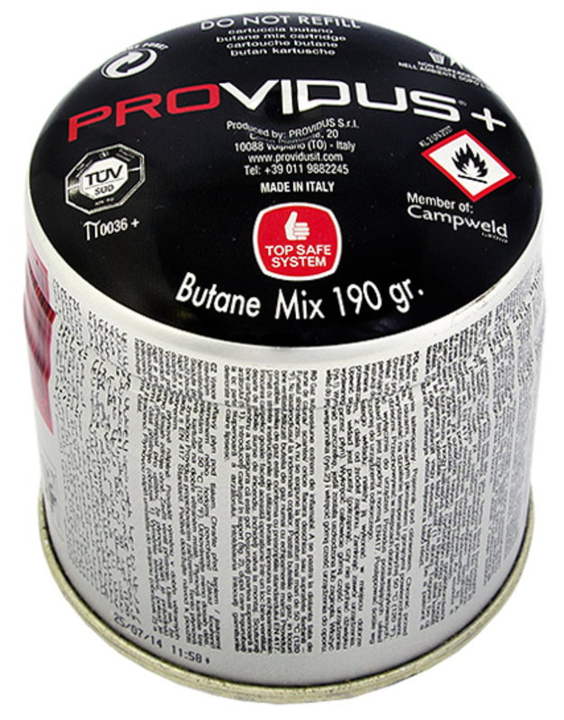 Providus nestekaasusäiliö 190g - Kaasupatruunat - 0006280 - 1