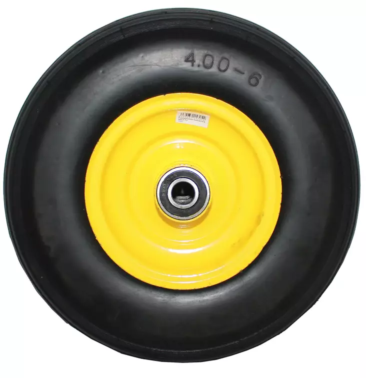 Puhkeamaton umpikumipyörä 4.00-6 PU - Umpikumipyörät - 0006610 - 1