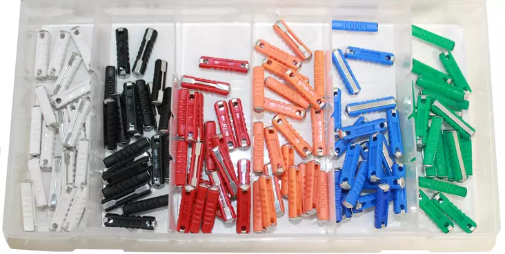 Putkisulakelajitelma 120-os. - Sulakkeet ja rasiat - 0019390 - 1