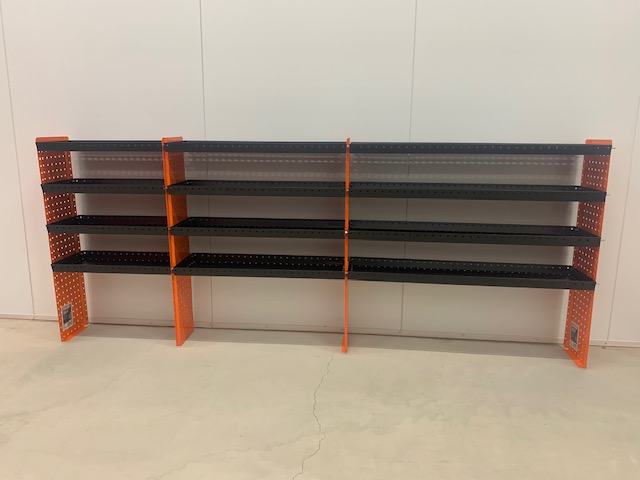 Hammer pakettiautohyllystö 1200x2980mm - Pakettiautokalusteet ja -hyllyt - 0014590 - 1