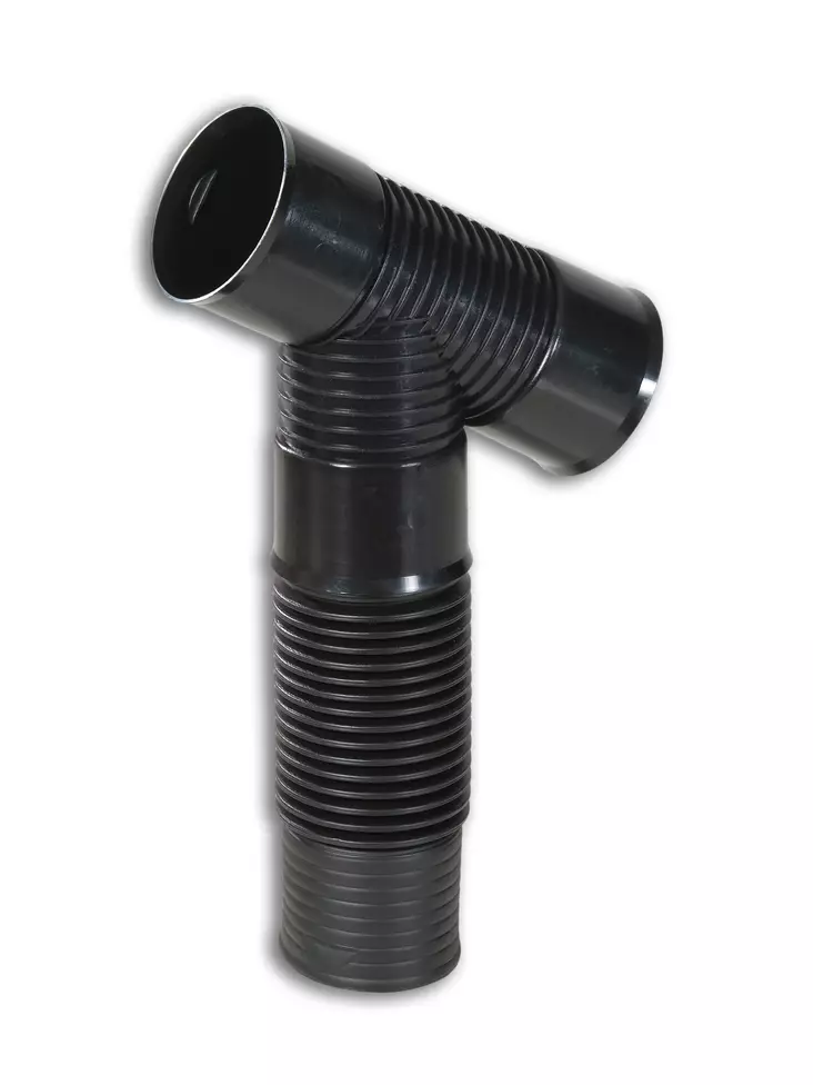 Taipuisa muhvi Y-haara sadevesi-/salaojaputkeen - Salaoja ja sadevesitarvikkeet - 0015500 - 1