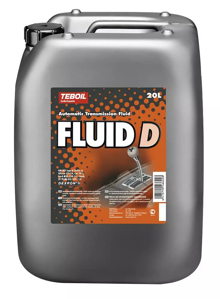 Teboil Fluid D autom. öljy 20L - Erikoisöljyt ja muut öljyt - 0017990 - 1