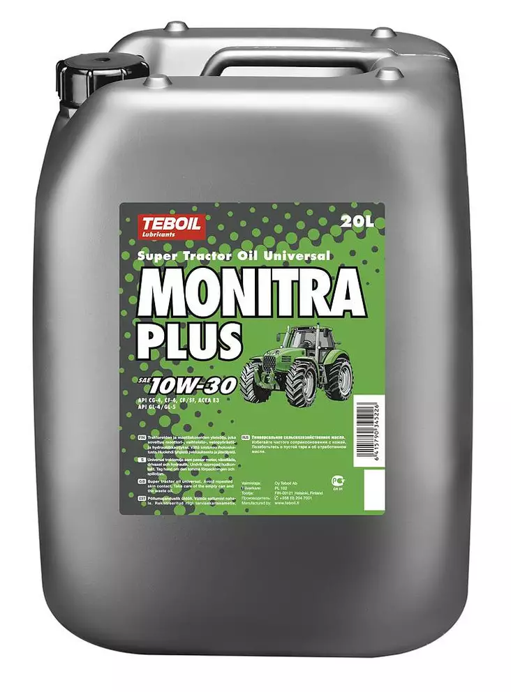 Teboil Monitra Plus 10w-30 20L - Moottoriöljyt - 0018010 - 1