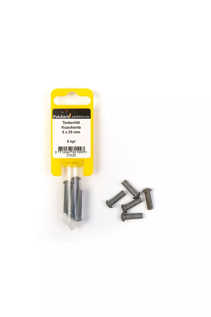 Teräsniitti Kupukanta 5 x 25 mm 5 kpl - Vetoniitit ja niittimutterit - 0001680 - 2