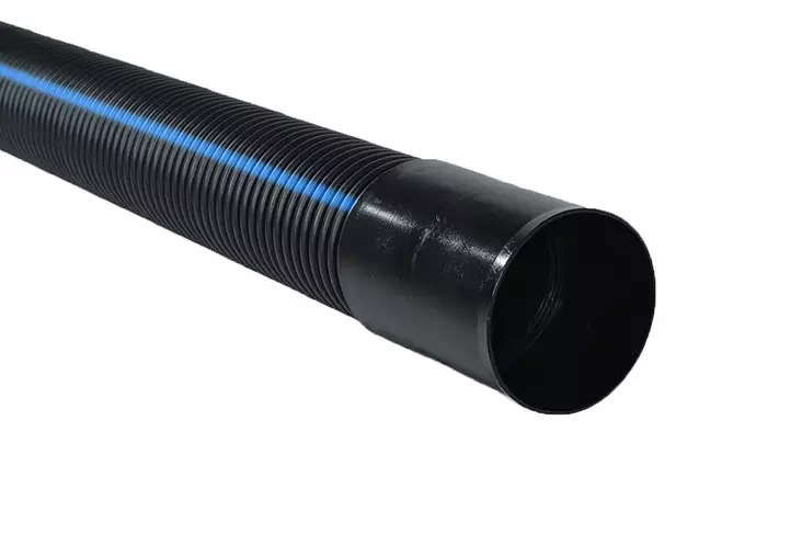 Tuplasadevesiputki 110mm x 3m SN8 jatkoholkilla - Salaoja ja sadevesitarvikkeet - 0015800 - 1