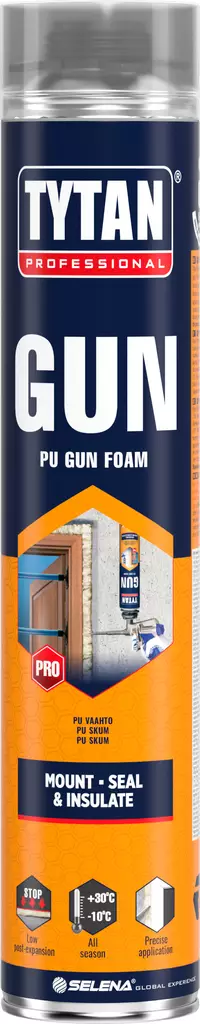 Tytan GUN PU-pistoolivaahto All Season 750ml - Uretaanivaahdot - 0008850 - 1