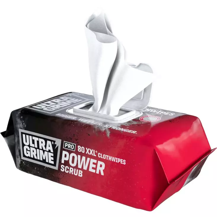 UltraGrime Puhdistusliina XXL Power Scrub 38x25cm 80kpl - Muut paperit ja pyyhkeet - 0022010 - 1