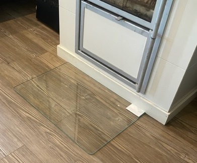 Uunineduslasi 40x60cm kirkas - Tulisijatarvikkeet - 0016950 - 1