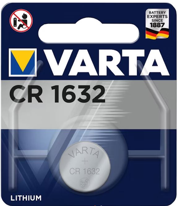 Varta nappiparisto CR1632 1kpl - Nappiparistot - 0012650 - 1