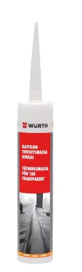 Wurth kattojen tiivistysmassa kirkas 310ml - Katonkorjaustuotteet - 0010550 - 1