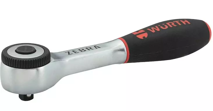 Wurth Räikkäväännin 1/4", 360° kääntyvä kahva - Raikkävääntimet ja nivelvääntimet - 0015460 - 1