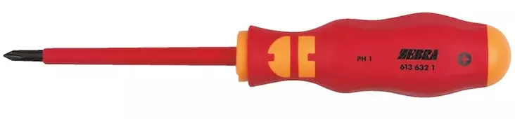 Wurth VDE-Ruuvimeisseli eristetty PH0 80mm - PH- meisselit - 0015490 - 1
