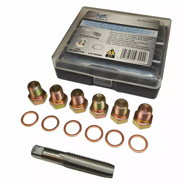 XL-Tools Öljytulpan Korjaussarja M13x1,50 - Auton erikoistyökalut - 0020580 - 1