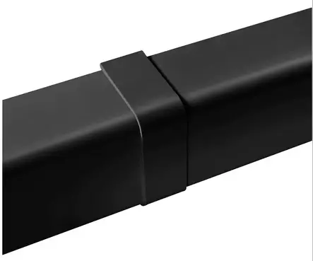 Asennuskanavan jatkopala 80x60 musta - Johtokourut ja suojaputket - 0021311 - 1