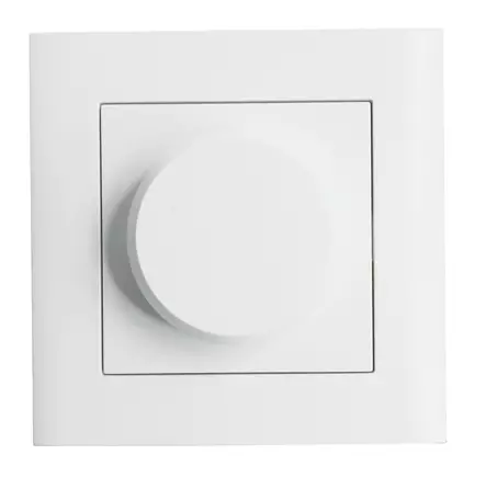 Harju valonsäädin 3-300 W (LED 3-100 W) valkoinen - Uppo-asennus rasiat ja kytkimet - 0020771 - 1