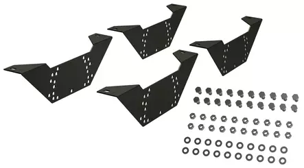 Markki Kattosillan säätölevypaketti (4kpl/pkt) RR33 Musta - Lumiesteet - 0020651 - 1