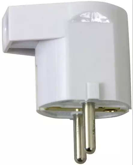 Pistotulppa kulma IP20, valkoinen - Pistotulpat ja roikanpäät - 0021361 - 1