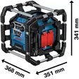 Bosch Akkuradio GPB 18V-5 C Runko - Muut akkutyökalut - 0000551 - 2