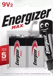 Energizer Max 9V / 522 2kpl - Alkaliparistot - 0020891 - 1