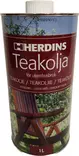 Herdins Teak Oil ulkokäyttöön 1L - Puuöljyt ja puunsuoja-aineet - 0015441 - 1