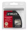 Miles Kaapelisinkilä 4mm, 63kpl (No. 15) + Eristeet 30kpl - Niitit nitojaan - 0015421 - 2