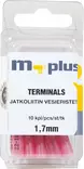 M+ vesieristetty jatkoliitin 1,7mm punainen 10kpl - Johdot ja asennustarvikkeet - 0008291 - 1