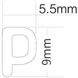 Pisla ikkuna- ja ovitiiviste P 6m valkoinen - Ikkuna- ja ovitiivisteet - 0022201 - 2
