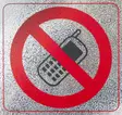 Pisla kuvatarra puhelimen käyttö kielletty - Muut kyltit - 0002541 - 1
