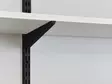 Pisla Wall-U kannatin 35cm musta - Hyllykiskot ja kannakkeet - 0019431 - 2