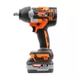 Robota Akkumutterinväännin 1/2" 550Nm DC-IW18V runko + Alumiinivanne konehylsy 1/2", 3-os. - Akkumutterinvääntimet - 0022511 - 7