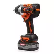 Robota Akkumutterinväännin 1/2" 550Nm DC-IW18V runko + Alumiinivanne konehylsy 1/2", 3-os. - Akkumutterinvääntimet - 0022511 - 6