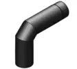 Savuputki 120mm kulma 90° Pitkä - Savuputket ja hormit - 0018581 - 1