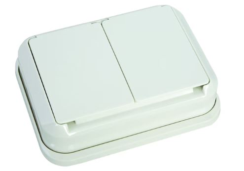 ABB Kosti uppopistorasia 2-os IP44 302EUGP - Uppo-asennus rasiat ja kytkimet - 0007421 - 1