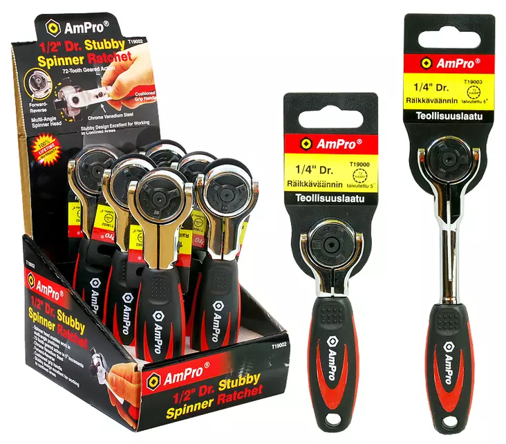 Ampro keinuräikkäväännin 1/2" - Raikkävääntimet ja nivelvääntimet - 0005661 - 1