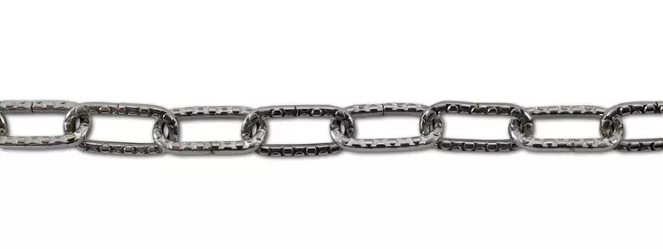 Arctic Marine Koristeketju 2,5m, niklattu hopea - Kettingit ja ketjutarvikkeet - 0004541 - 1