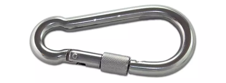 Arctic Marine Palohaka lukittava 5x50mm, AISI316 - Sokat, haat, sakkelit - 0004481 - 1