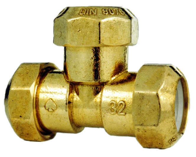 Ässä muoviputken T-haara 32mm - Muoviputkenliittimet - 0004671 - 1