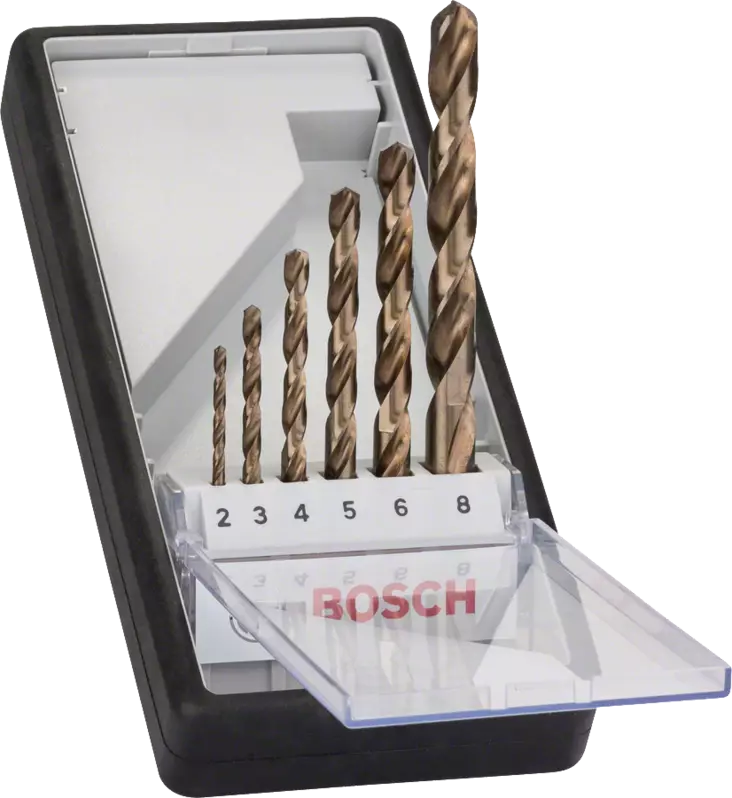 Bosch metalliporanteräsarja HSS-Co 2-8mm 6kpl - Poranteräsarjat - 0000641 - 1