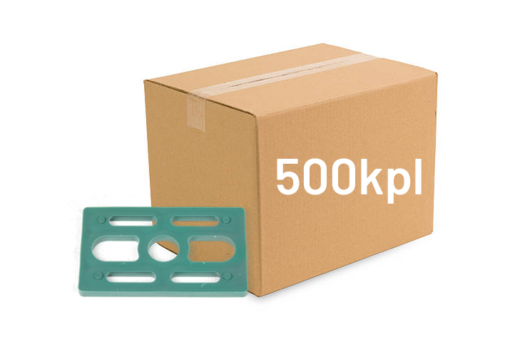 Elementin asennuspala 50x80mm x 5mm 500kpl - Raudoitus, valu - 0015111 - 1