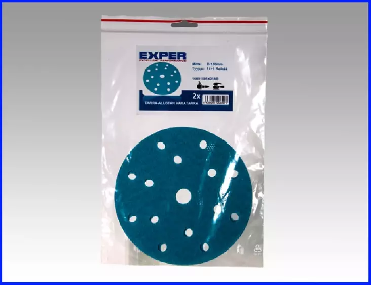 Exper Alustallan vaihtotarra 150mm 14R 2kpl - Laikanpitimet ja tukilaikat - 0003641 - 1