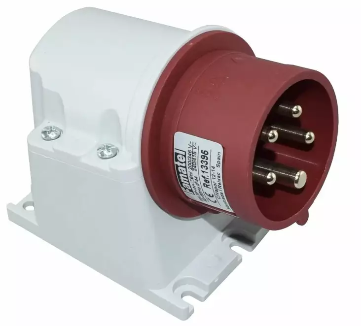 Famatel Kojevastake 16A 400V pinta 5-nap - Rasiat ja pistokkeet - 0010091 - 1