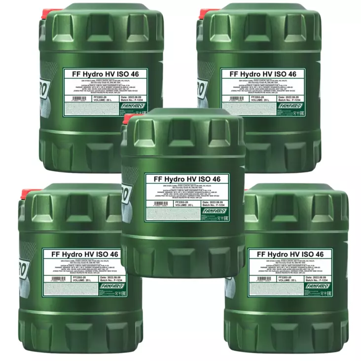 Fanfaro Hydrauliikkaöljy HV ISO 46 100L Longlife - Hydrauliöljyt - 0019481 - 1