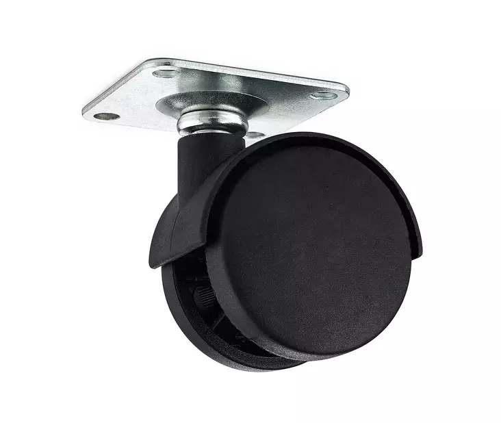 Habo kalustepyörä 40mm levyllä 4kpl - Kalustepyörät - 0008391 - 2