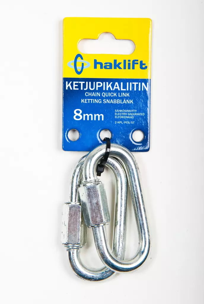 Haklift kettingin pikaliitin 8mm 2kpl - Kettingit ja ketjutarvikkeet - 0003291 - 1