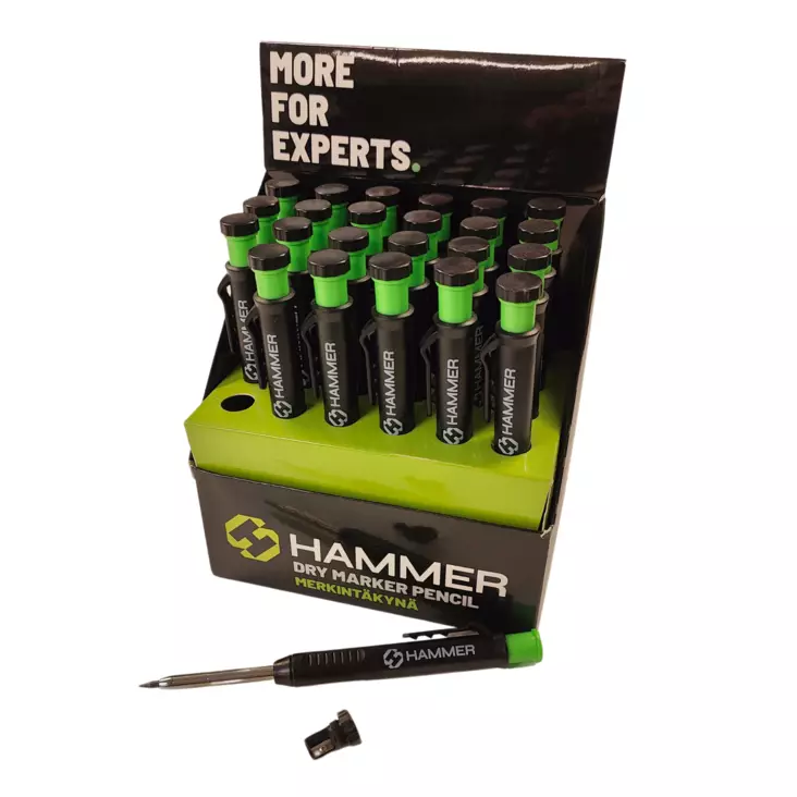 Hammer merkintäkynä lyijy 24kpl (display) - Merkkauskynät ja tussit - 0018111 - 1