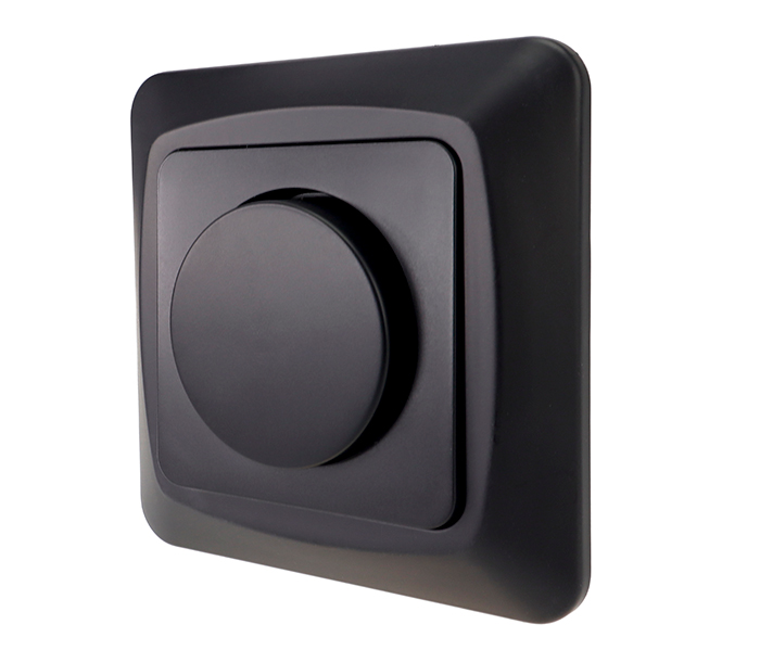 Harju Hiili peitelevy himmentimelle 96315 musta - Uppo-asennus rasiat ja kytkimet - 0014871 - 1