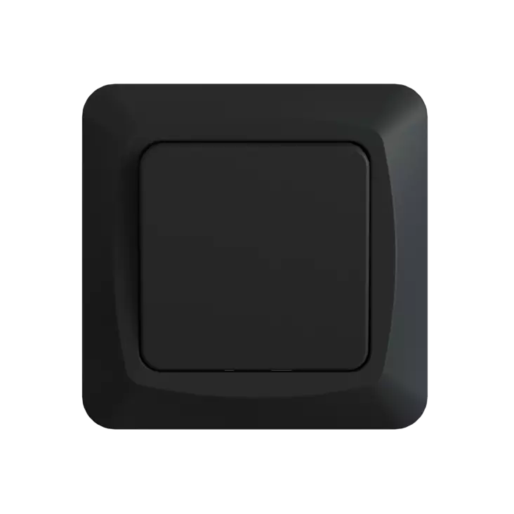 Harju Hiili uppokytkin 6 musta - Uppo-asennus rasiat ja kytkimet - 0009901 - 1