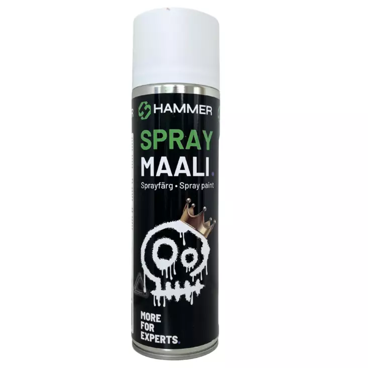 HS Hammer Spraymaali valkoinen matta 500ml - Spraymaalit - 0019731 - 1